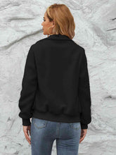 Load image into Gallery viewer, Zip Up Collared Neck Long Sleeve Jacket