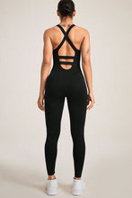 Load image into Gallery viewer, Crisscross Wide Strap Jumpsuit