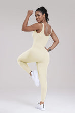 Load image into Gallery viewer, Wide Strap Sleeveless Active Jumpsuit