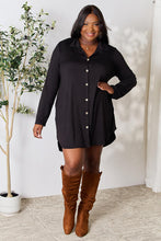 Load image into Gallery viewer, Celeste Full Size Button Down Shirt Dress