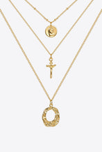 Load image into Gallery viewer, 3-Piece 18K Gold-Plated Pendant Necklace