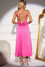 Load image into Gallery viewer, Backless Sleeveless Midi Dress