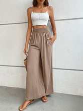 Load image into Gallery viewer, Wide Waistband Relax Fit Long Pants