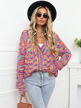 Load image into Gallery viewer, V-Neck Long Sleeve Cardigan