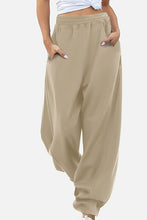 Load image into Gallery viewer, Elastic Waist Parachute Sweatpants with Pockets