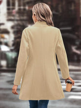 Load image into Gallery viewer, Lapel Collar Button Down Coat