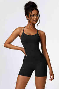 Halter Neck Sports Romper