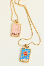 Load image into Gallery viewer, Tarot Card Pendant Copper Necklace