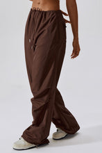 Load image into Gallery viewer, Long Loose Fit Pocketed Parachute Sports Pants