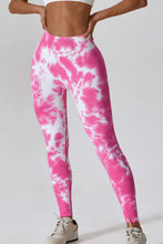 Load image into Gallery viewer, High Waist Tie-Dye Long Sports Pants