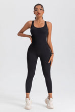 Load image into Gallery viewer, Wide Strap Sleeveless Active Jumpsuit