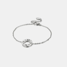 Load image into Gallery viewer, Stainless Steel Pierced Rhinestone Bracelet