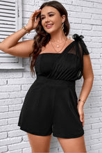 Load image into Gallery viewer, Plus Size One-Shoulder Romper