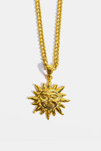 Load image into Gallery viewer, Sun Pendant Copper Necklace