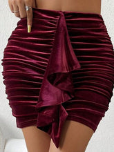 Load image into Gallery viewer, Ruched Mini Skirt