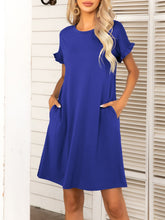 Load image into Gallery viewer, HEATHER Flounce Sleeve Dress