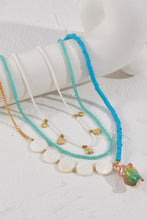 Load image into Gallery viewer, Three-Piece Beaded Necklace Set