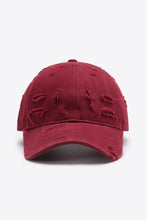 Load image into Gallery viewer, Distressed Adjustable Baseball Cap