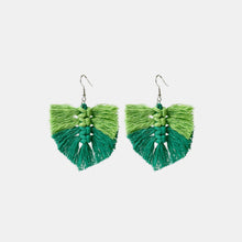 Load image into Gallery viewer, Fringe Detail Dangle Earrings