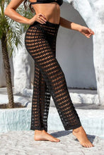 Load image into Gallery viewer, Openwork Mid-Rise Waist Swim Pants