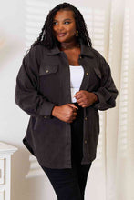 Load image into Gallery viewer, Heimish Cozy Girl Full Size Button Down Shacket