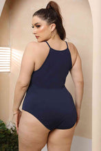 Load image into Gallery viewer, Plus Size Halter Neck Spaghetti Strap Bodysuit