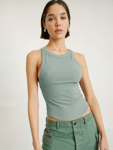 Load image into Gallery viewer, Halter Neck Ribbed Cropped Top