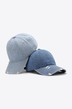 Load image into Gallery viewer, Distressed Adjustable Baseball Cap