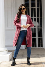 Load image into Gallery viewer, Button Up Long Sleeve Cardigan with Pockets