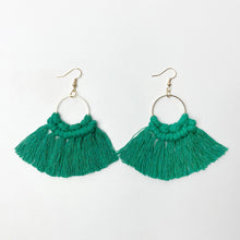 Load image into Gallery viewer, Fringe Detail Dangle Earrings