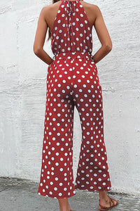 SUCH A LADY Polka Dot Jumpsuit