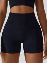 Load image into Gallery viewer, Wide Waistband Slim Fit Sports Shorts