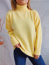 Load image into Gallery viewer, Turtleneck Long Sleeve Sweater