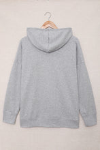 Load image into Gallery viewer, Drop Shoulder Hoodie with Slit