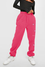 Load image into Gallery viewer, Simply Love Simply Love Full Size Drawstring BUTTERFLY Graphic Long Sweatpants