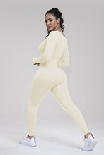 Load image into Gallery viewer, Square Neck Long Sleeve Active Jumpsuit