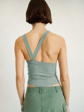 Load image into Gallery viewer, Halter Neck Ribbed Cropped Top