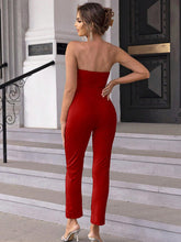 Load image into Gallery viewer, Sweetheart Neck Sleeveless Jumpsuit