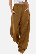 Load image into Gallery viewer, Elastic Waist Parachute Sweatpants with Pockets