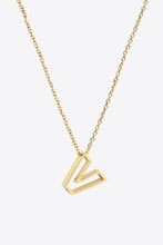 Load image into Gallery viewer, U to Z Letter Pendant Necklace