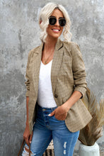 Load image into Gallery viewer, MAESTRA Plaid Blazer