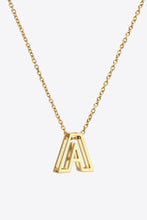 Load image into Gallery viewer, A to J Letter Pendant Necklace