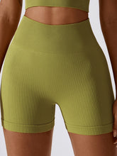 Load image into Gallery viewer, Wide Waistband Slim Fit Sports Shorts