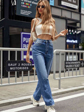 Load image into Gallery viewer, Raw Hem Straight Leg Jeans