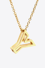 Load image into Gallery viewer, U to Z Letter Pendant Necklace