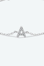 Load image into Gallery viewer, A To F Zircon 925 Sterling Silver Bracelet