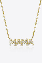 Load image into Gallery viewer, MAMA Zircon 925 Sterling Silver Necklace