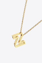 Load image into Gallery viewer, U to Z Letter Pendant Necklace