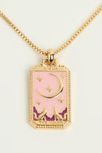 Load image into Gallery viewer, Tarot Card Pendant Copper Necklace