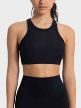 Load image into Gallery viewer, Wide Strap Cropped Sport Tank